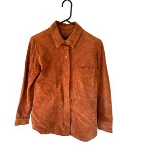 Vintage Atelier by B. Thomas Genuine Suede Shirt Jacket